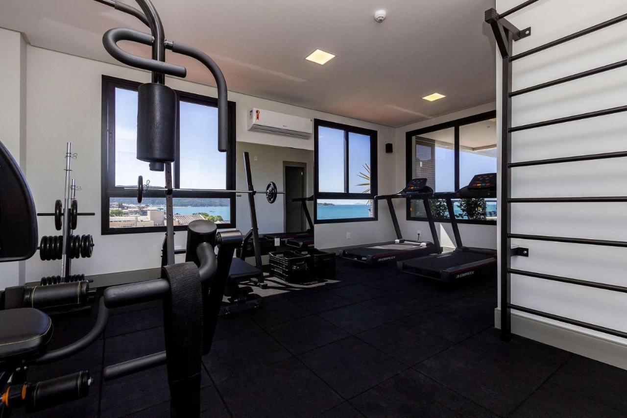 Aion Suites 303 - Lindo Apartamento Com Vista Para O Mar, A 60M Da Praia De Bombinhas, Com Piscina E Academia No Rooftop. Luaran gambar